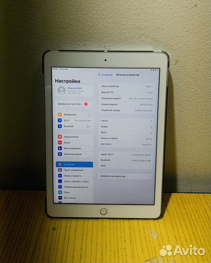 Планшет apple iPad 6-поколение