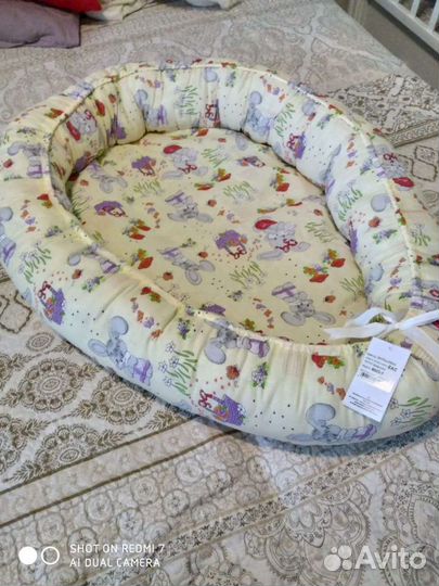 Продаю детский матрас кокон новый с рождения ребен