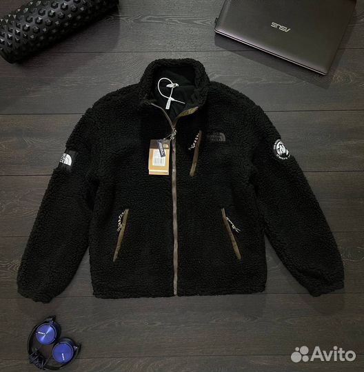Куртка the north face барашек