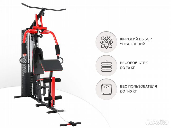 Силовой комплекс unix Fit block MAX