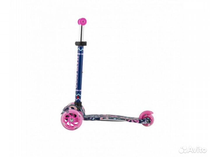 Самокат Maxiscoo Baby 3Х Колесный, С Рисунком Свет