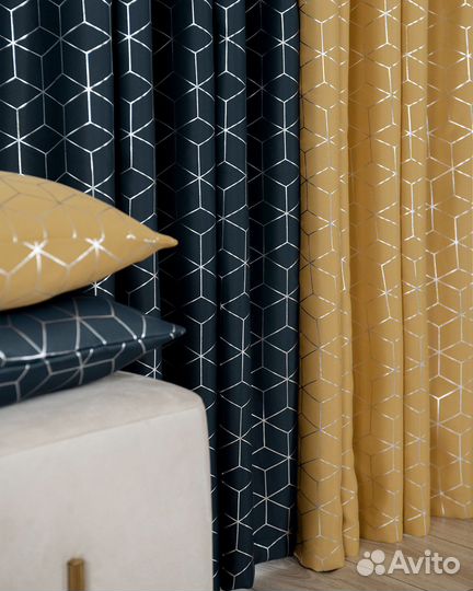 Шторы димаут Гала роял+амаретто новые пошив