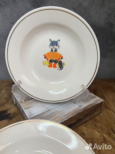 Тарелки детские редкие старый Владивосток
