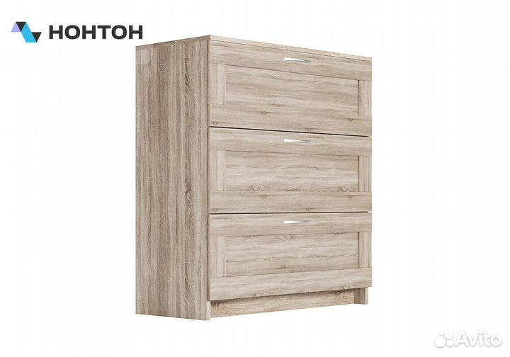 Комод Сириус 3 ящика дуб сонома