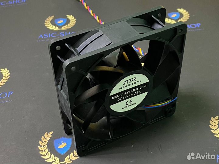 Кулер/Вентилятор zydz 12x12 (2.7A) bitmain