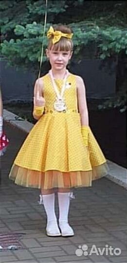Платье для девочки стиляги