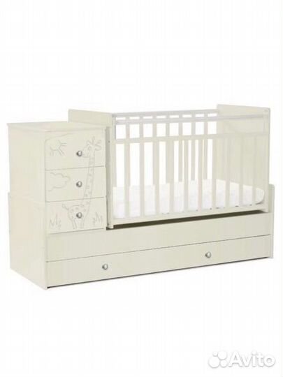 Кроватка детская 2 в 1