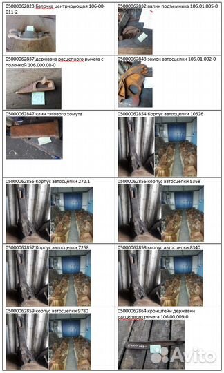 Детали грузовых вагонов