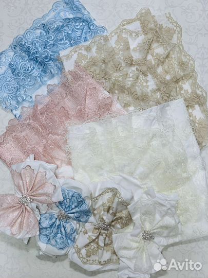 Новые кружевные уголки на выписку из роддома
