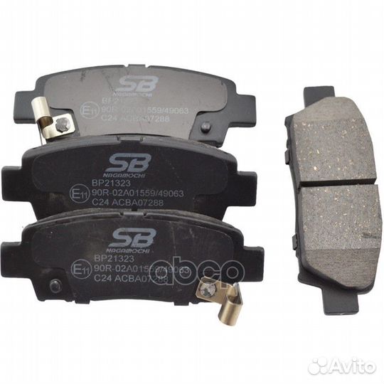 Колодки тормозные дисковые задние BP21323 SB Na