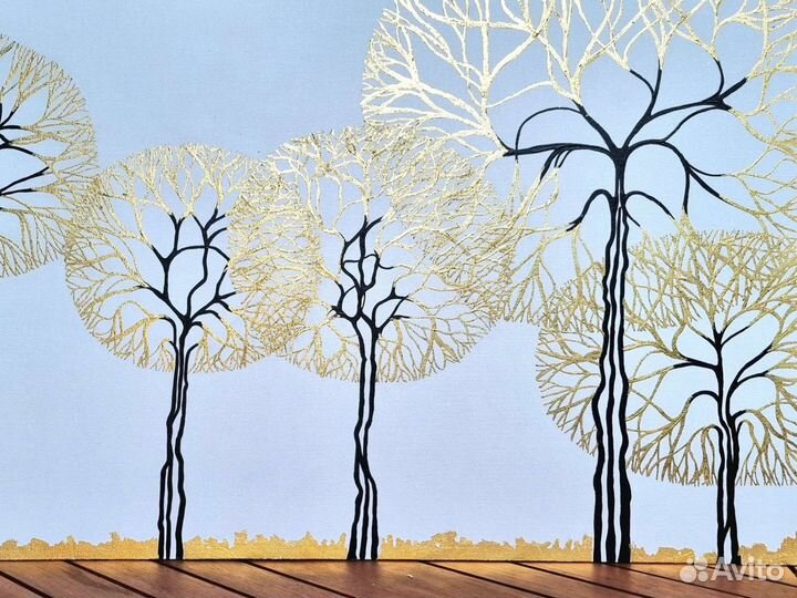 Картина акрилом на холсте