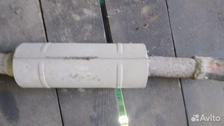 Резонатор глушитель приемная труба Opel Astra G