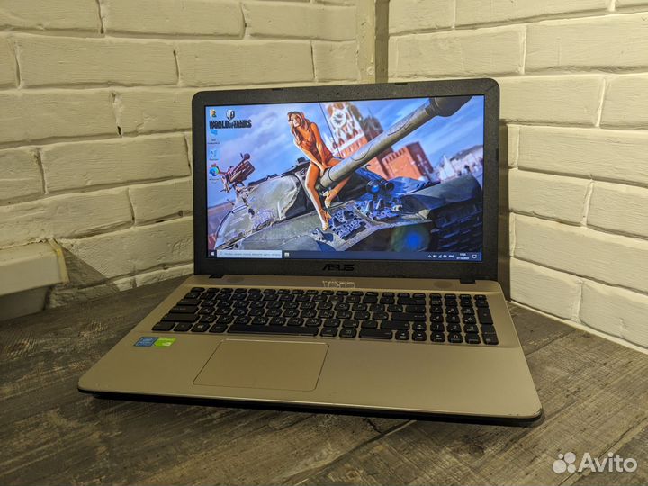 Свежий ноутбук Asus 4 ядра/nvidia 810m 2gb/15.6 HD