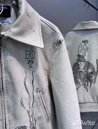 Кожаная Куртка Enfants Riches Deprimes Весенняя