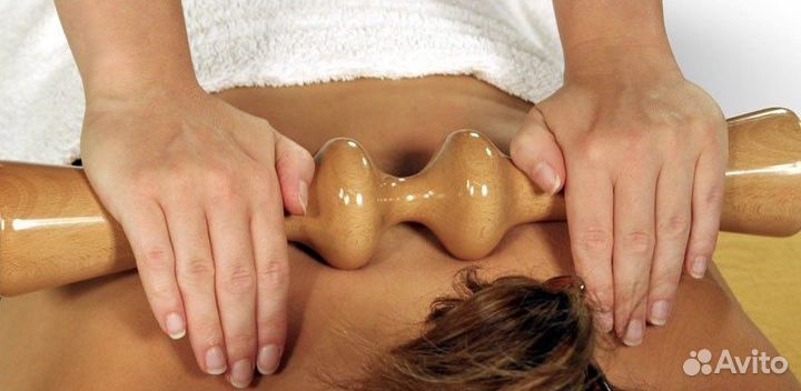 Мадейротерапия - массаж кедровыми скалками