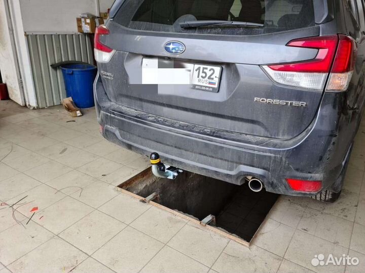 Фаркоп Subaru Forester 2018- с оцинкованным шаром