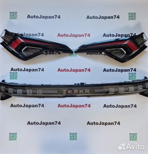 Задняя оптика в сборе на zeekr 001
