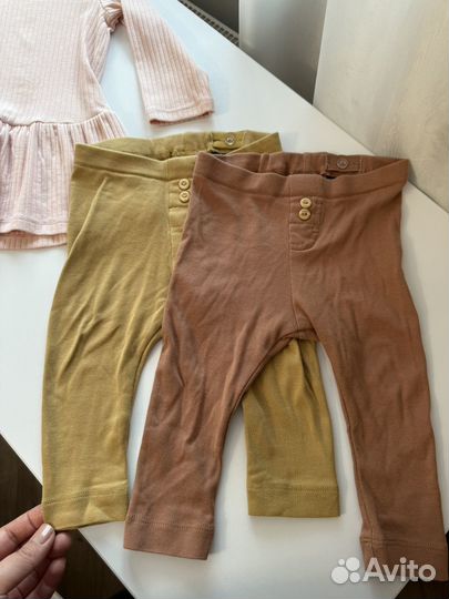 Вещи пакетом на девочку 74 80, H&M, Crocid