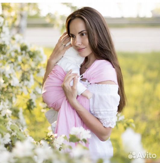 Слинг с кольцами для новорожденного