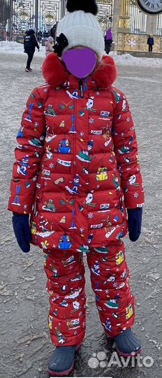 Лыжный костюм Dolce&Gabbana, пуховик, комплект