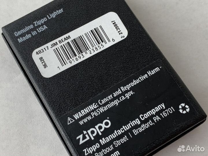 Зажигалка Zippo 48317 Jim Beam Оригинал Новая