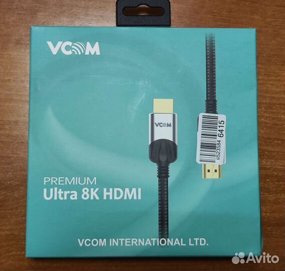 Hdmi 2.1 кабель 1.5 метра Vcom 8K 60Hz
