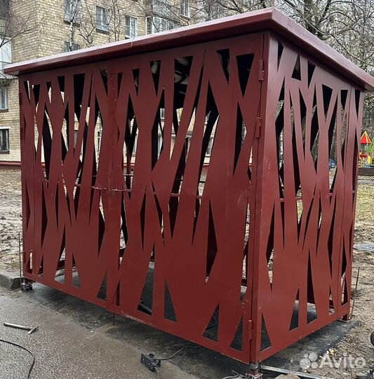 Контейнерные площадки и навесы пухто, баки,тбо