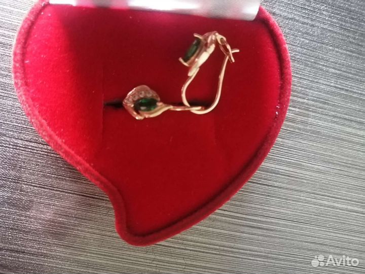 Золотые серьги, 1,4гр