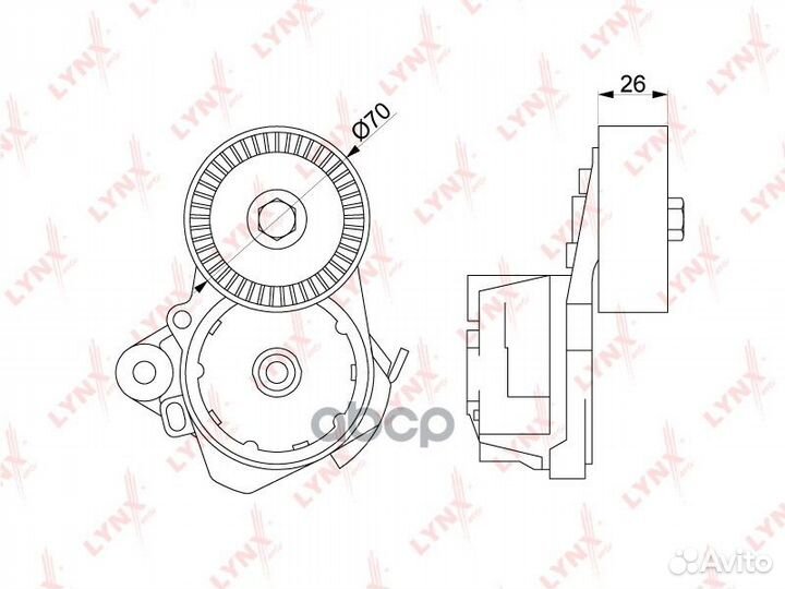PT-3049 Натяжитель / приводной lynxauto PT-3049