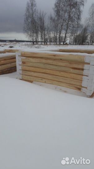 Сруб для бани липа