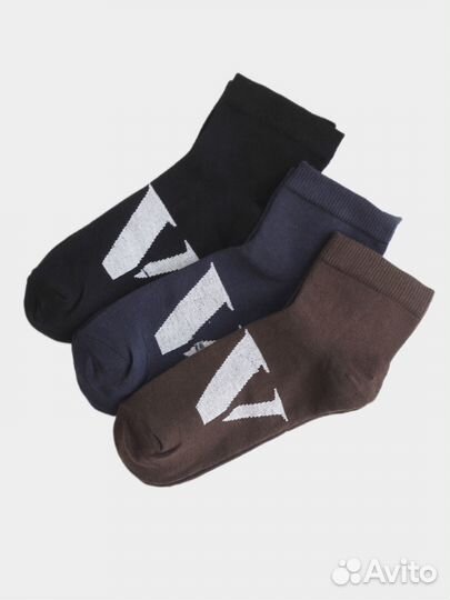 Носки мужские, набор 12 пар, хлопок