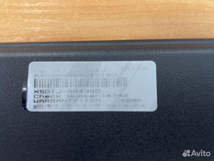 Ноутбук asus на запчасти