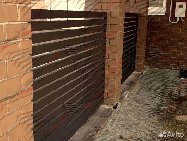 Забор Ранчо металлический