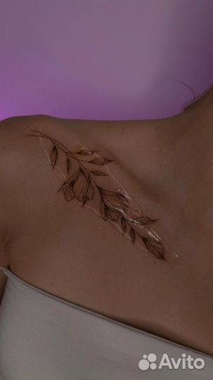 Татуировки, модель на тату, тату мастер