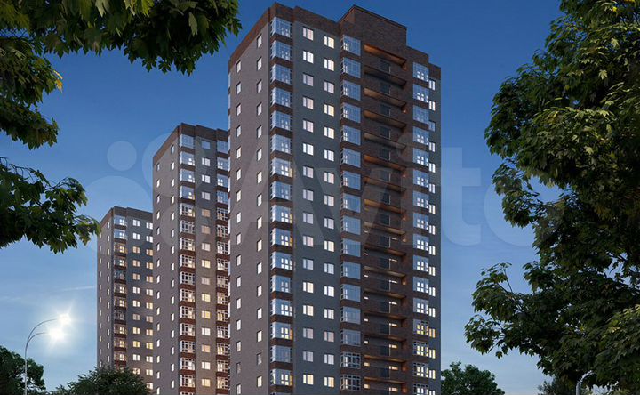 Квартира-студия, 25,1 м², 6/20 эт.