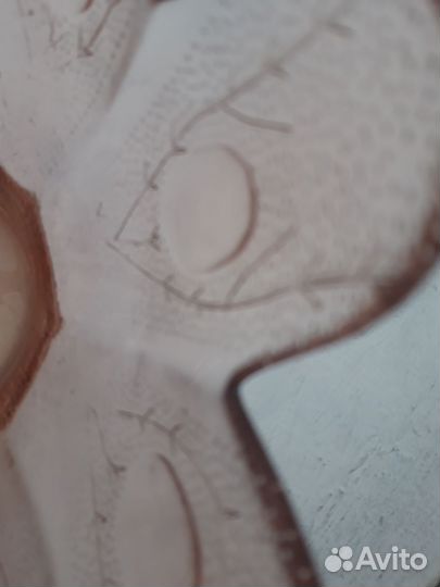 Салатник, фруктовница, цветное стекло