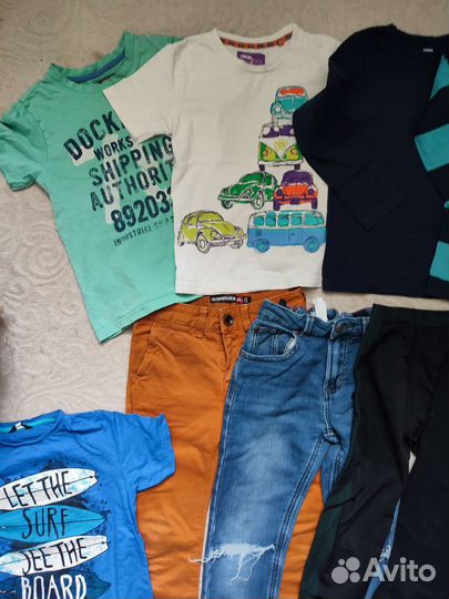 Детская одежда для мальчика (пакетом) 122/128