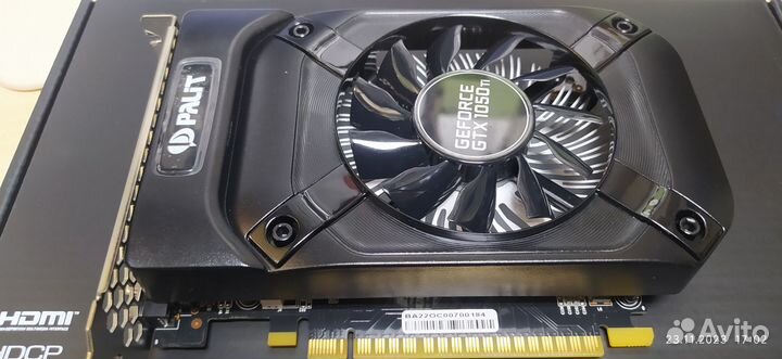 Видеокарта nvidia GeForce GTX 1050 Ti Palit StormX