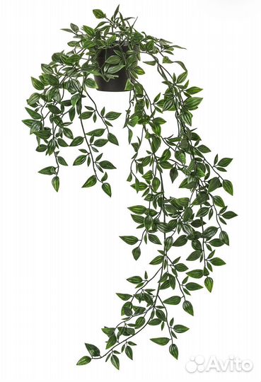 Искуственное растение икеа фейка и кашпо