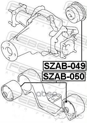 Сайлентблок дифференциала suzuki grand vitara 0