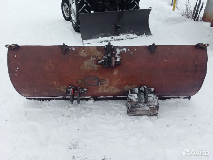 Отвал на заднюю навеску трактора мтз уборки снега