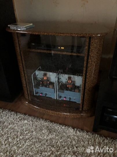 Ламповый кинотеатральный комплект: 2 уо-11,колонки