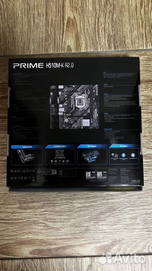 Материнская плата, asus prime H510M-K R2.0