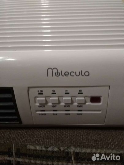 Керамический тепловентилятор настенный molecula