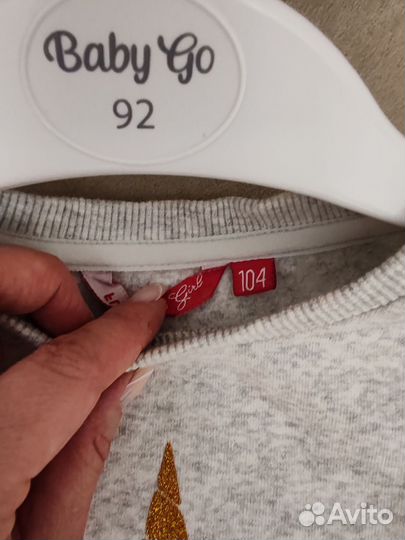 Платье для девочки 92