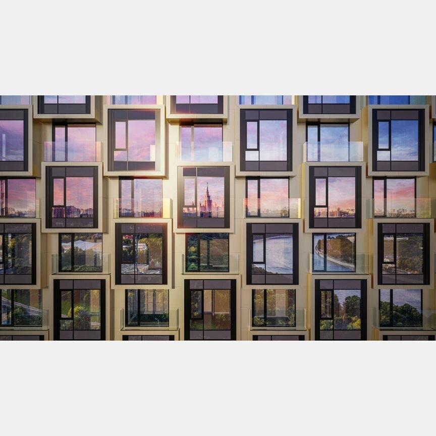 2-к. квартира, 71,8 м², 6/41 эт.