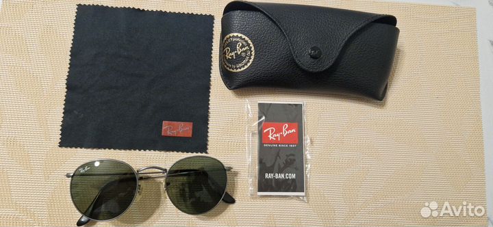 Очки ray ban round metal 3447 145 3N
