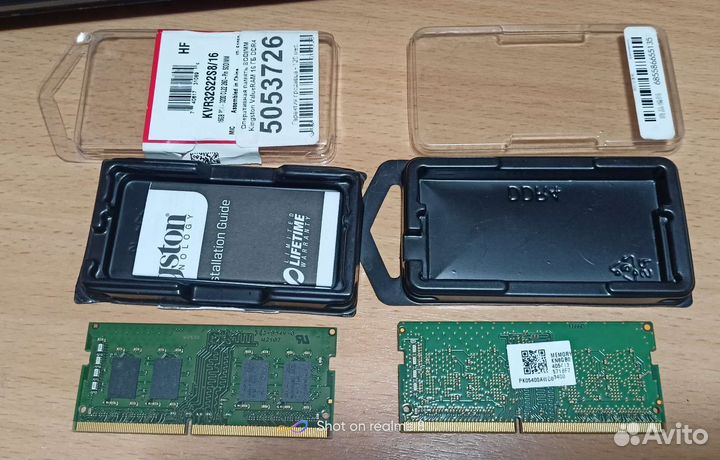 Оперативка 8Gb ddr4 3200 Sodimm Kingston/Micron