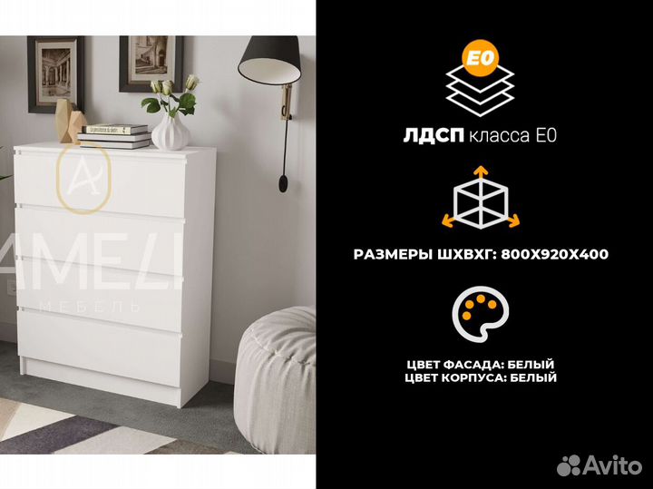 Комод в стиле икеа