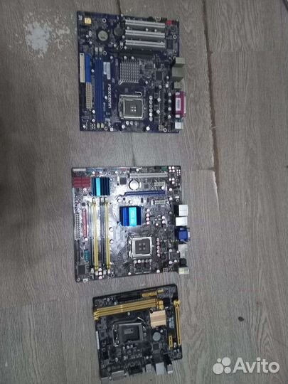 Материнская плата с процессором
